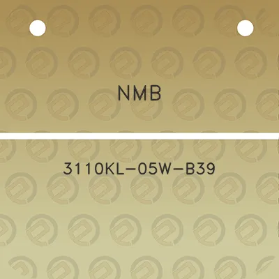 nmb-3110kl-05w-b39