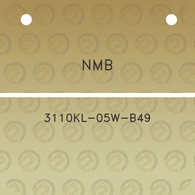 nmb-3110kl-05w-b49