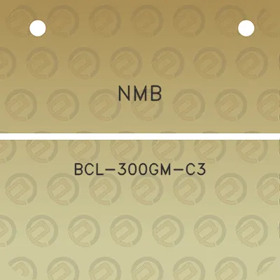 nmb-bcl-300gm-c3