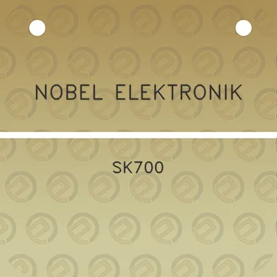 nobel-elektronik-sk700