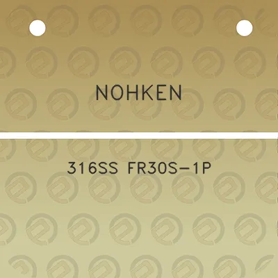 nohken-316ss-fr30s-1p