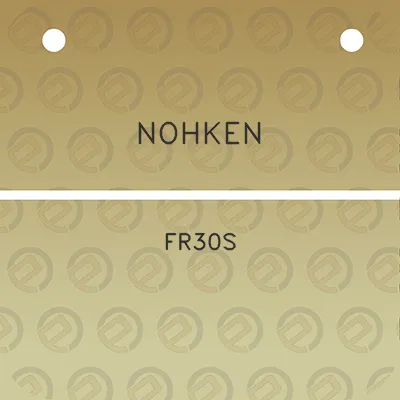 nohken-fr30s