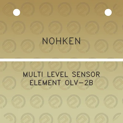 nohken-multi-level-sensor-element-olv-2b