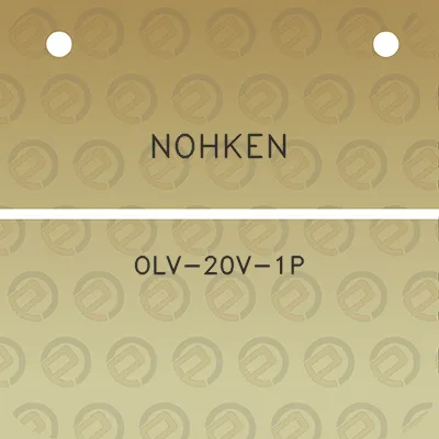 nohken-olv-20v-1p