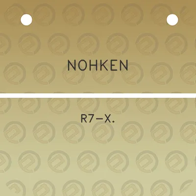 nohken-r7-x