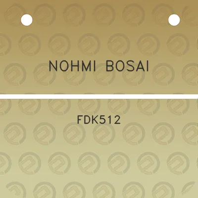 nohmi-bosai-fdk512