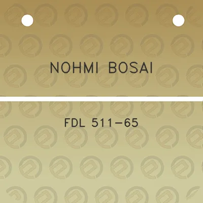 nohmi-bosai-fdl-511-65