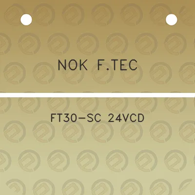 nok-ftec-ft30-sc-24vcd