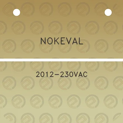 nokeval-2012-230vac