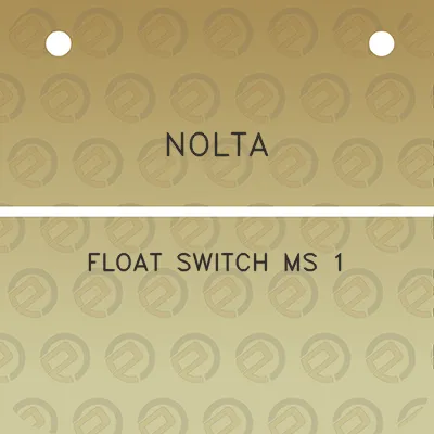 nolta-float-switch-ms-1