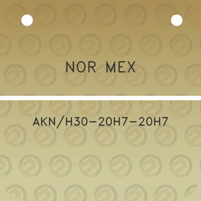 nor-mex-aknh30-20h7-20h7