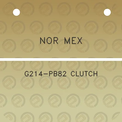 nor-mex-g214-pb82-clutch