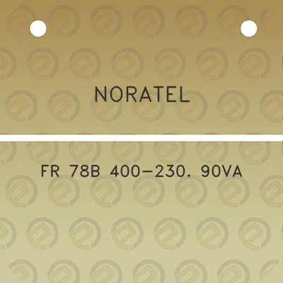 noratel-fr-78b-400-230-90va