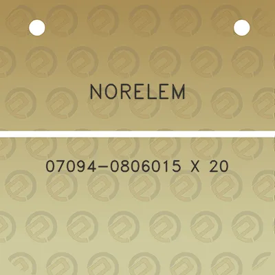 norelem-07094-0806015-x-20