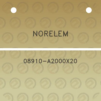 norelem-08910-a2000x20