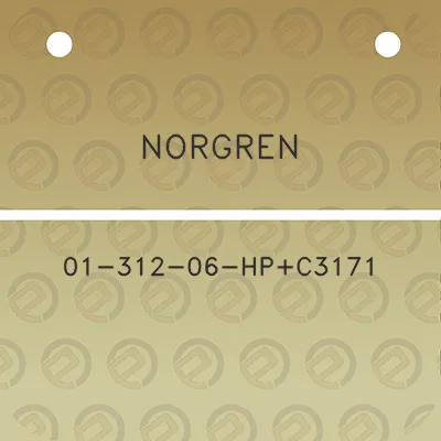 norgren-01-312-06-hpc3171