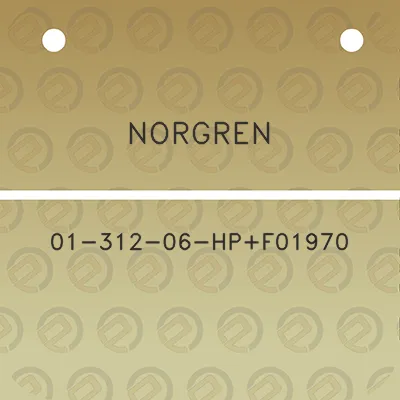 norgren-01-312-06-hpf01970