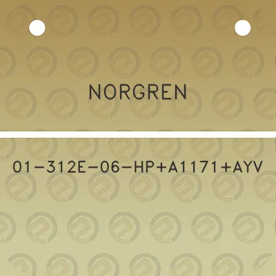 norgren-01-312e-06-hpa1171ayv