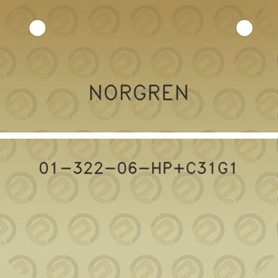 norgren-01-322-06-hpc31g1