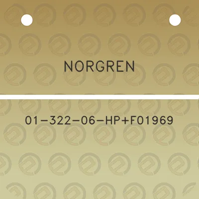 norgren-01-322-06-hpf01969