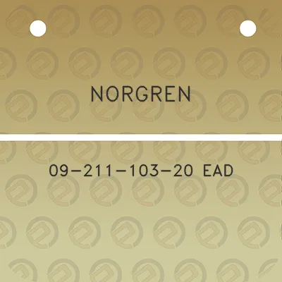 norgren-09-211-103-20-ead