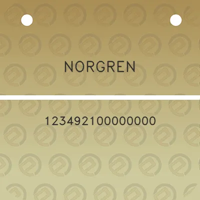 norgren-123492100000000