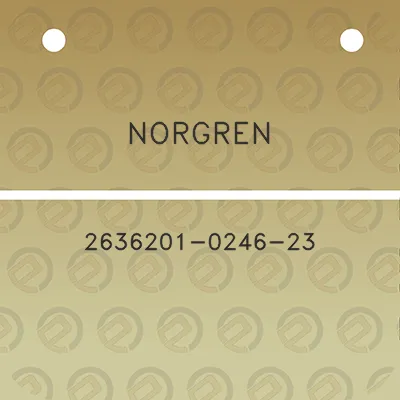 norgren-2636201-0246-23