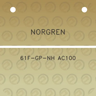 norgren-61f-gp-nh-ac100