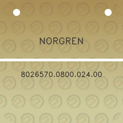 norgren-8026570080002400