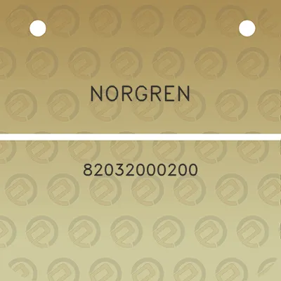 norgren-82032000200