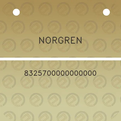 norgren-8325700000000000