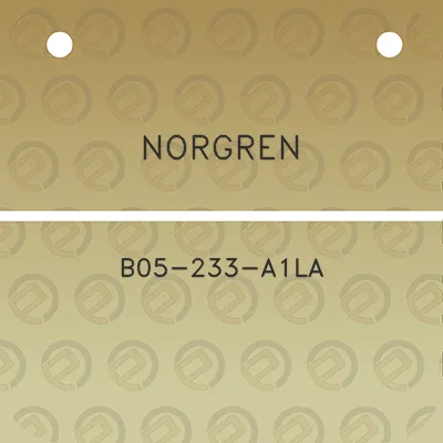 norgren-b05-233-a1la