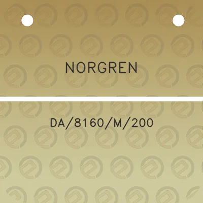 norgren-da8160m200