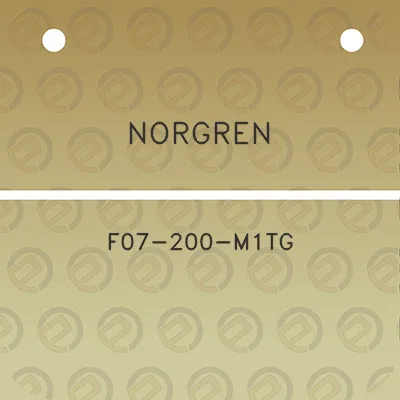 norgren-f07-200-m1tg