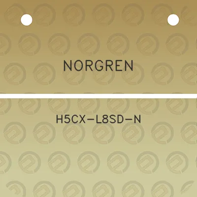 norgren-h5cx-l8sd-n