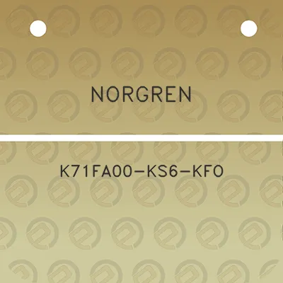 norgren-k71fa00-ks6-kfo