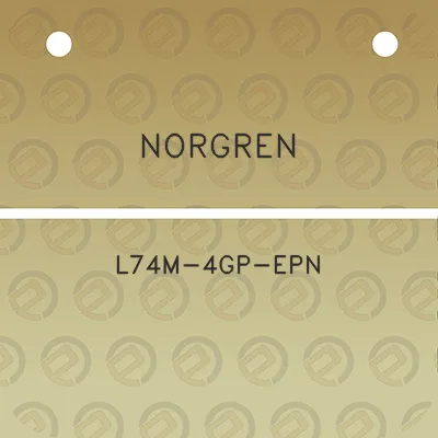 norgren-l74m-4gp-epn