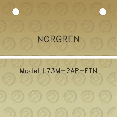 norgren-model-l73m-2ap-etn