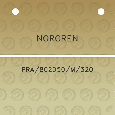 norgren-pra802050m320