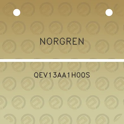 norgren-qev13aa1h00s