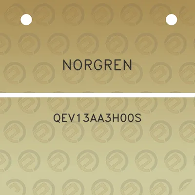 norgren-qev13aa3h00s