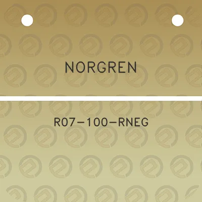 norgren-r07-100-rneg