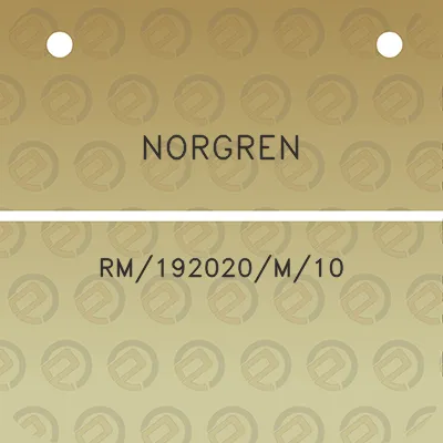 norgren-rm192020m10