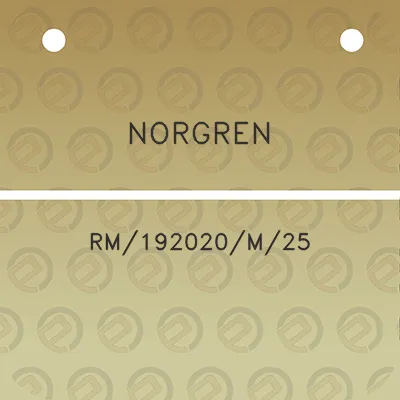 norgren-rm192020m25