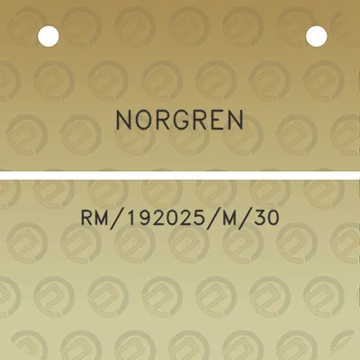 norgren-rm192025m30