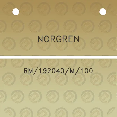 norgren-rm192040m100