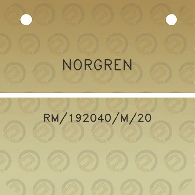 norgren-rm192040m20