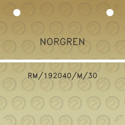 norgren-rm192040m30