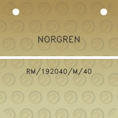 norgren-rm192040m40