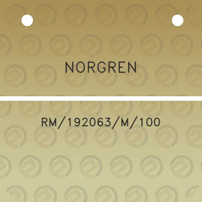 norgren-rm192063m100